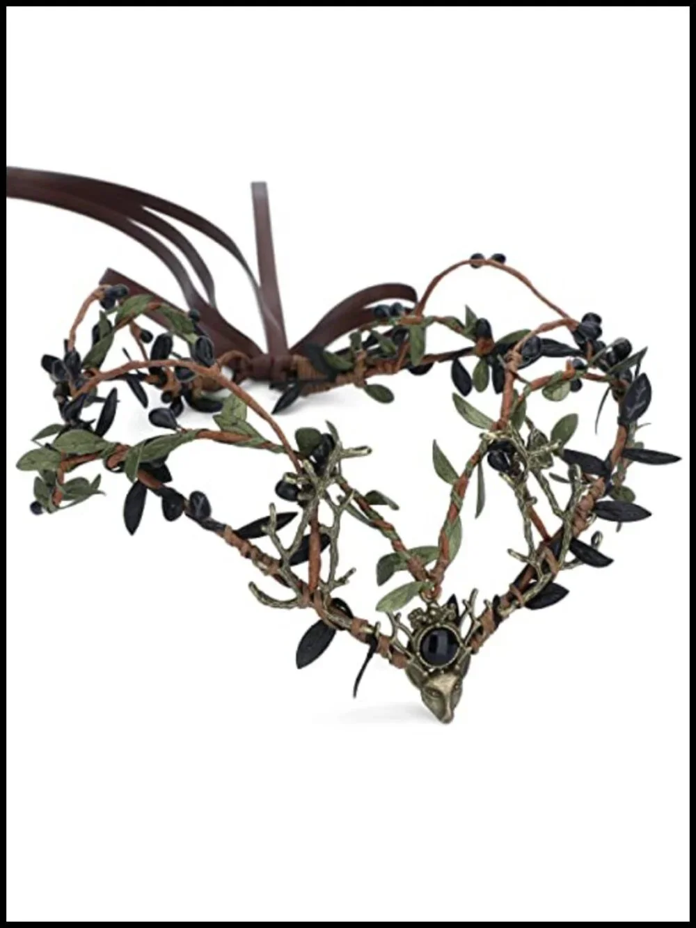 Elf Crown Woodland Circlet Medieval Renaissance Faire Halloween Cosplay